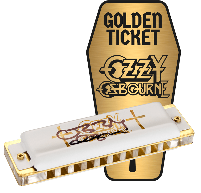 Ozzy Osbourne Golden Ticket Harmonica